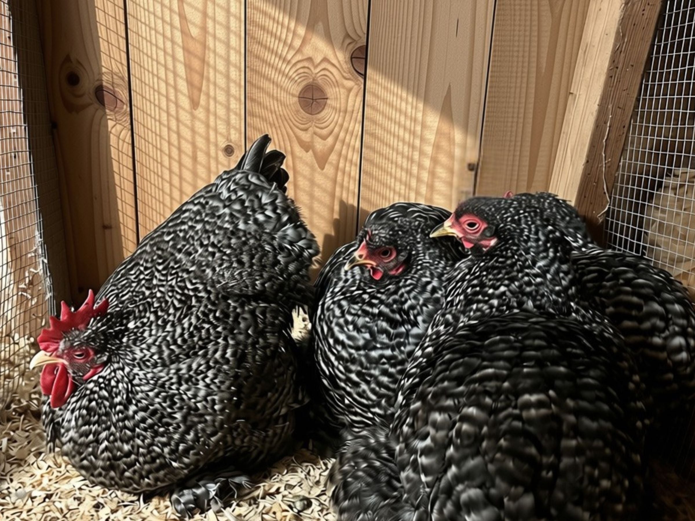Barred Cochin Bantams