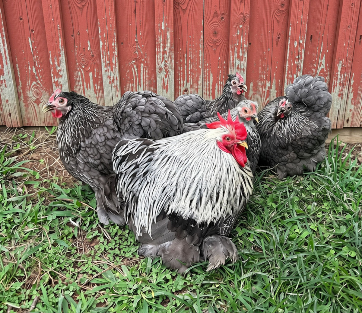 Silver Blue Cochin Bantams