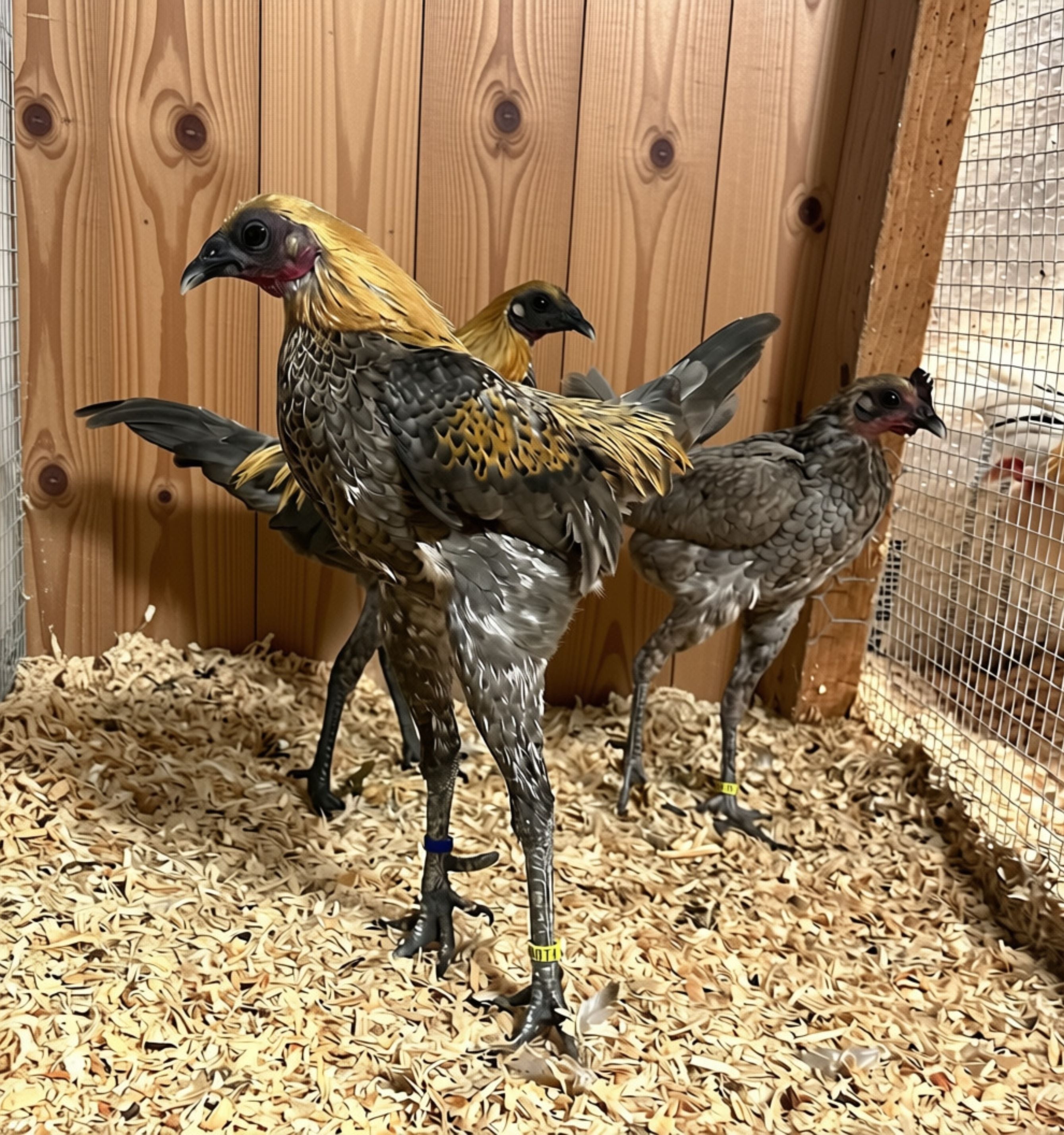 Lemon Blue Modern Game Bantam